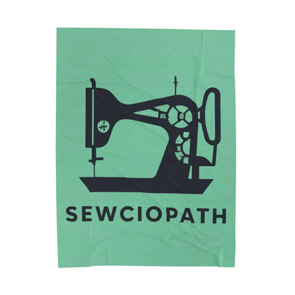 Sewing Sociopath Machine - Velveteen Plush Blanket