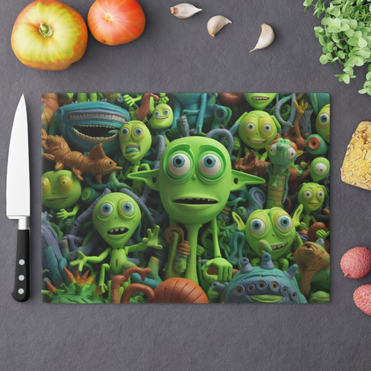 Toy Alien Story Space Character Galactic UFO Anime Cartoon - Cutting Board