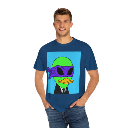 Alien Visitor 751Galactic - Unisex Garment-Dyed T-shirt