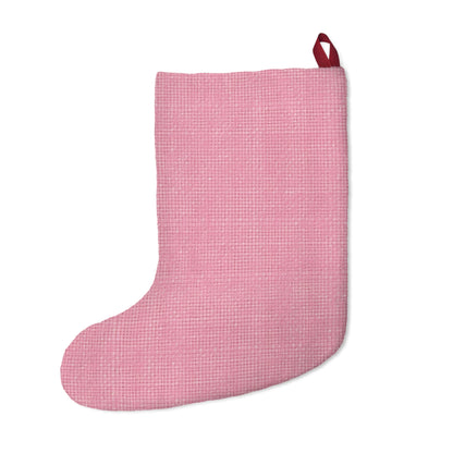 Pastel Rose Pink: Denim-Inspired, Refreshing Fabric Design - Christmas Stockings