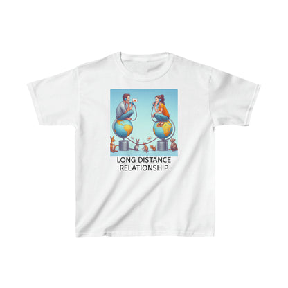 Long Distance Relationship, Kids Heavy Cotton™ Tee