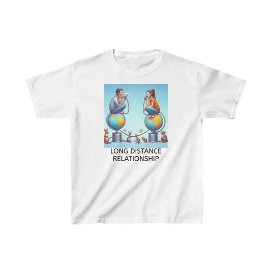 Long Distance Relationship, Kids Heavy Cotton™ Tee