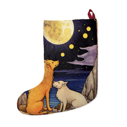 Moon Tarot Card Art - Embrace Your Intuition and Dreams - Christmas Stockings