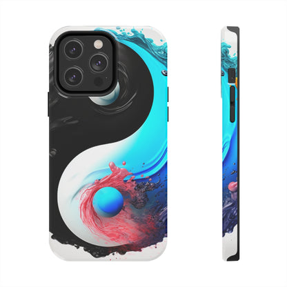 Yin Yang Symbol, Colorful Paint Style - Artistic Decor - Tough Phone Cases