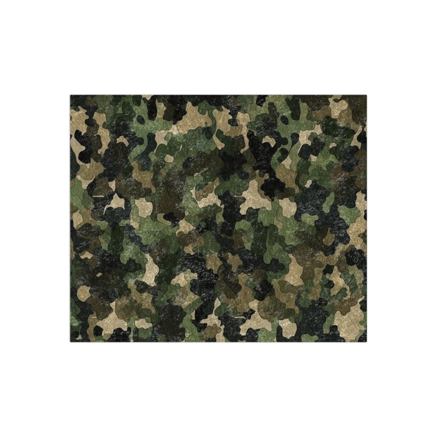 Classic Camo | Camouflage Wrap | Traditional Camo - Crushed Velvet Blanket