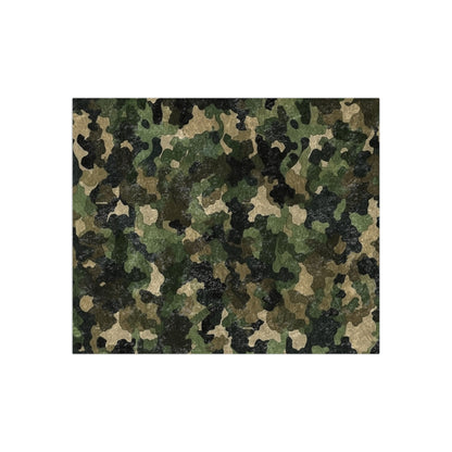 Classic Camo | Camouflage Wrap | Traditional Camo - Crushed Velvet Blanket