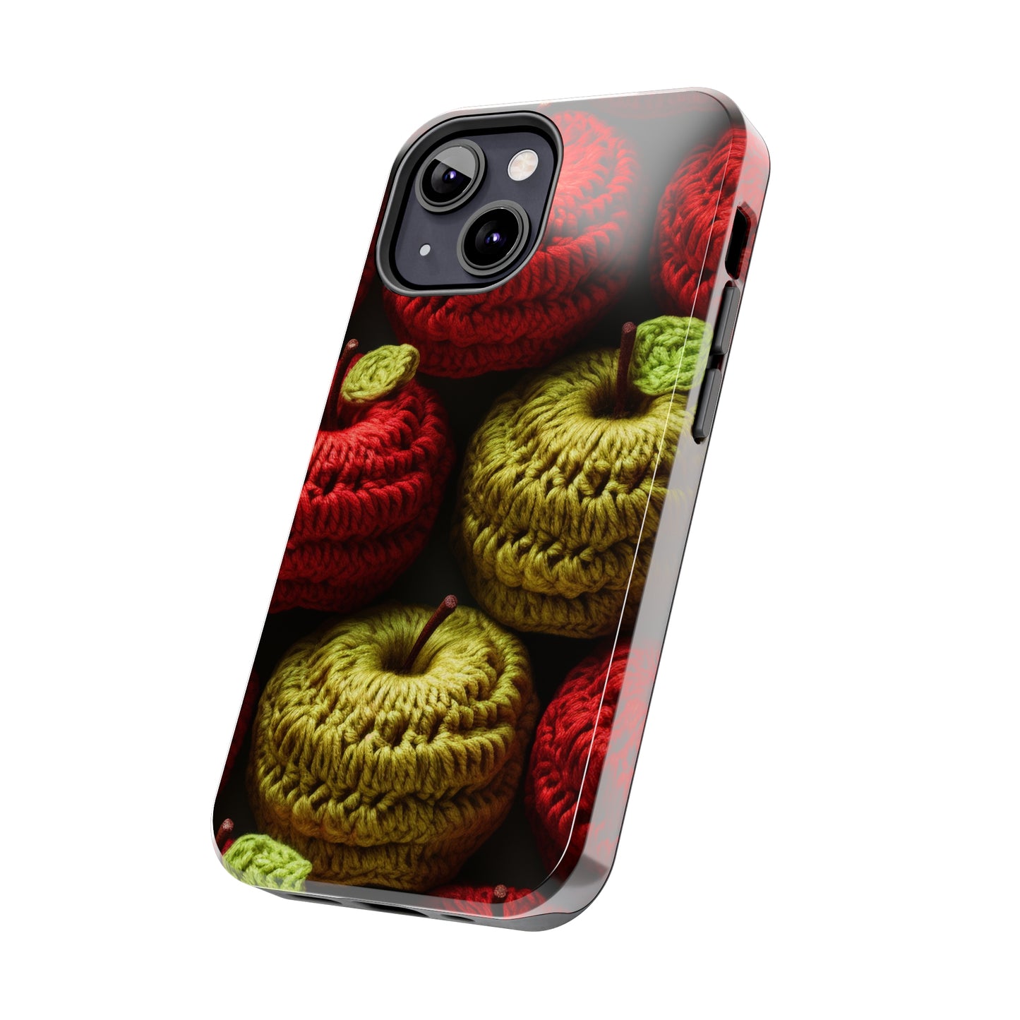 Crochet Apple Amigurumi - Big American Red Apples - Healthy Fruit Snack Design - Tough Phone Cases