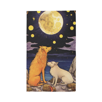 Moon Tarot Card Art - Embrace Your Intuition and Dreams - Dobby Rug