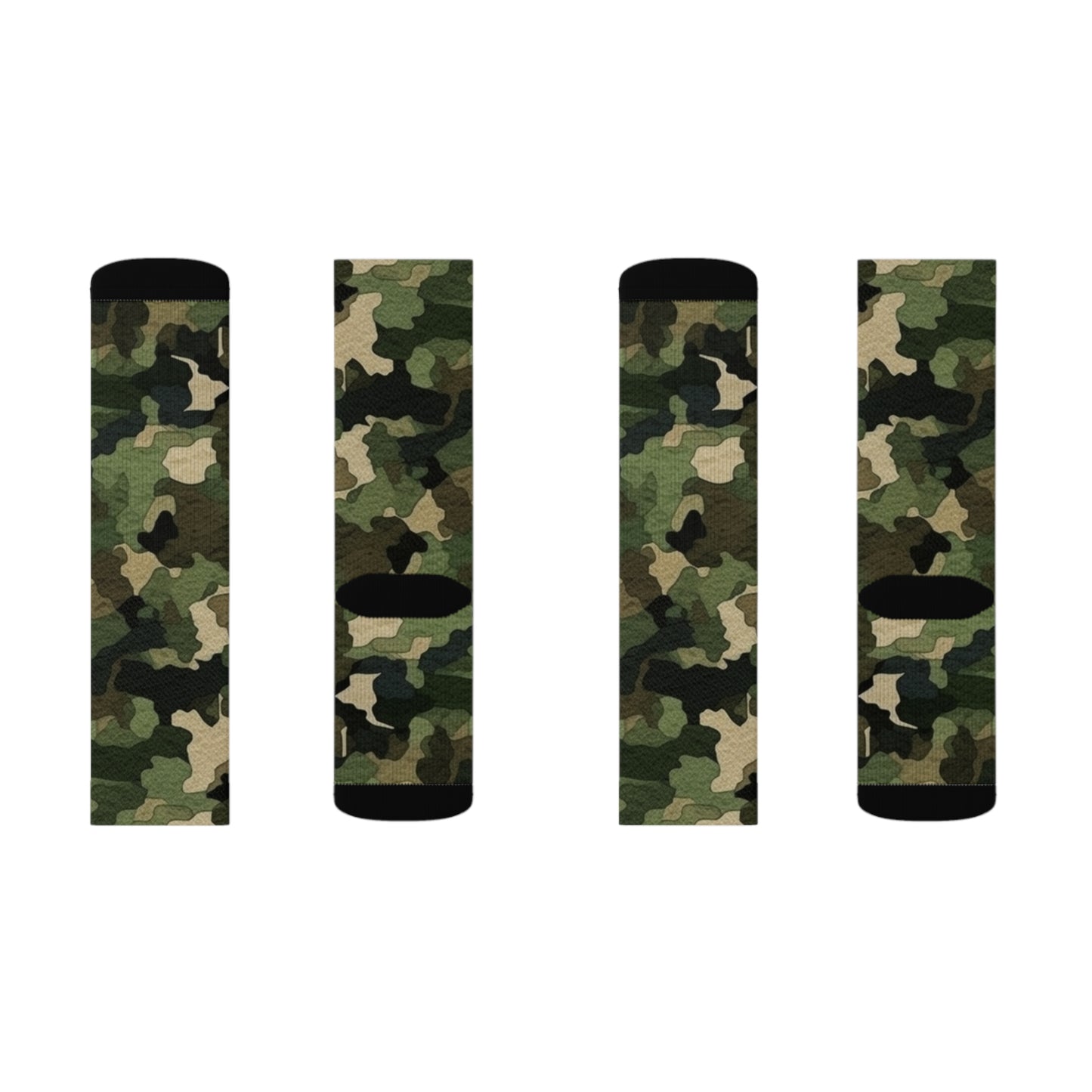 Classic Camo | Camouflage Wrap | Traditional Camo - Sublimation Socks