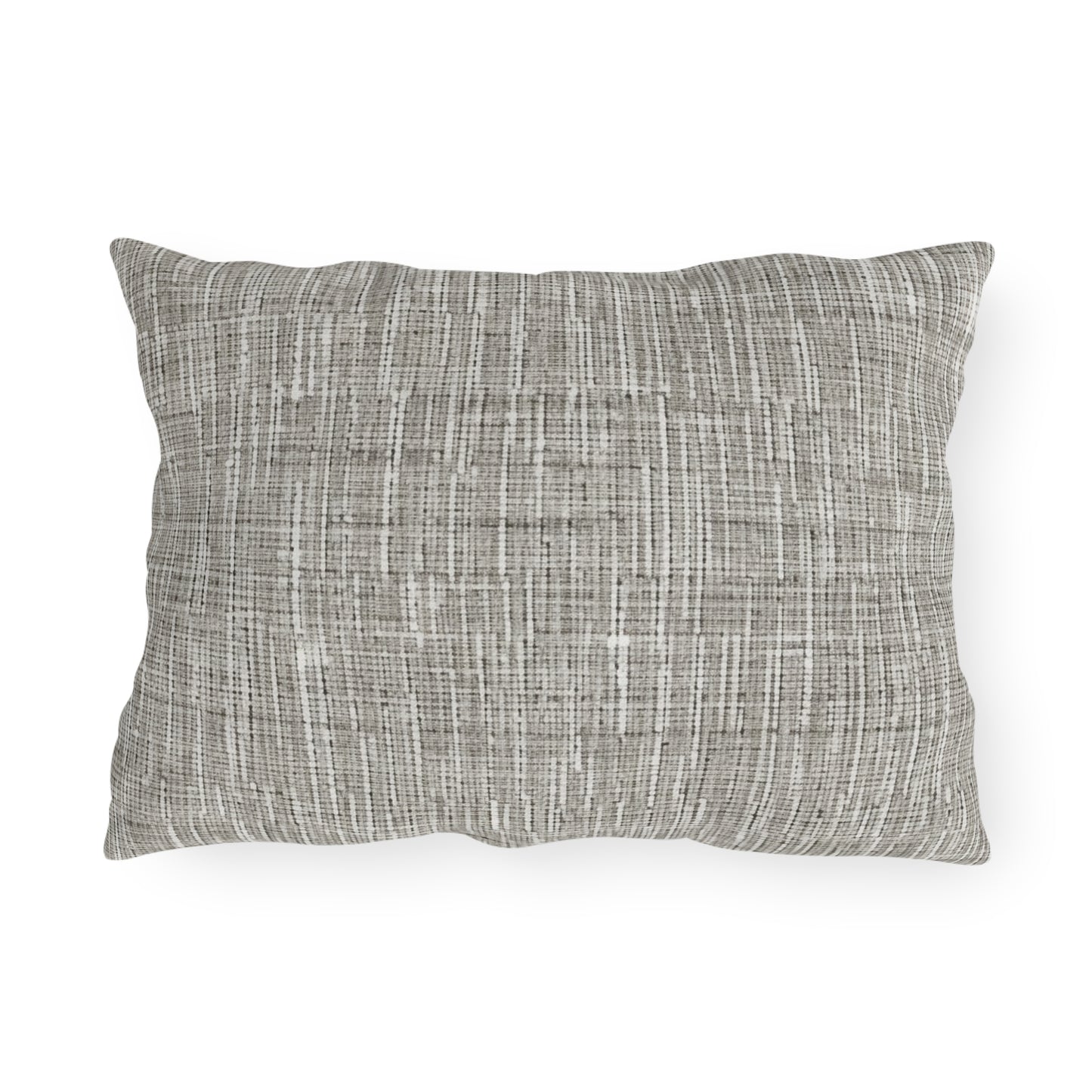 Silver Grey: Denim-Inspired, Contemporary Fabric Design - Outdoor Pillows