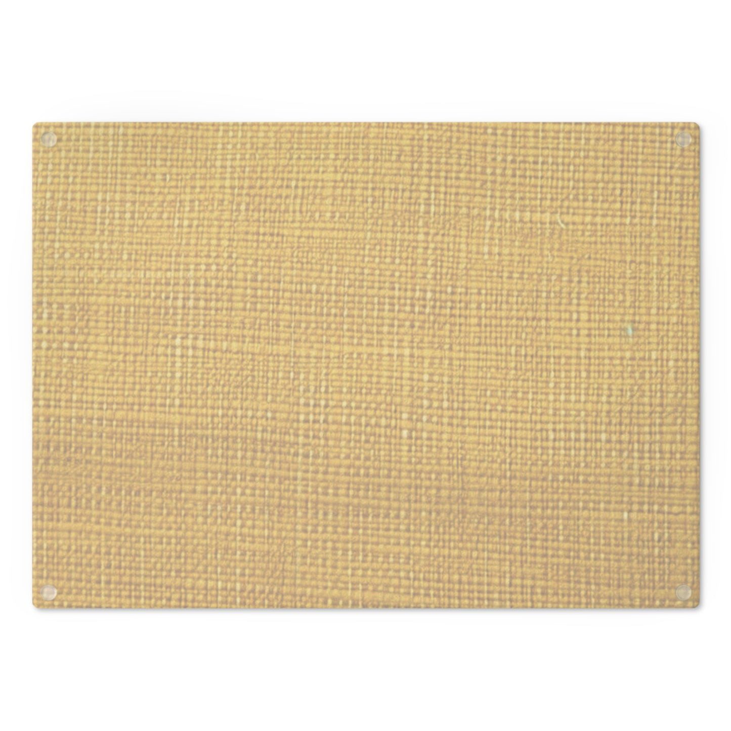 Radiant Sunny Yellow: Denim-Inspired Summer Fabric - Cutting Board