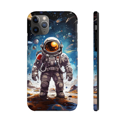 Galactic Voyage: Astronaut Journey in Celestial Star Cosmic Exploration - Tough Phone Cases