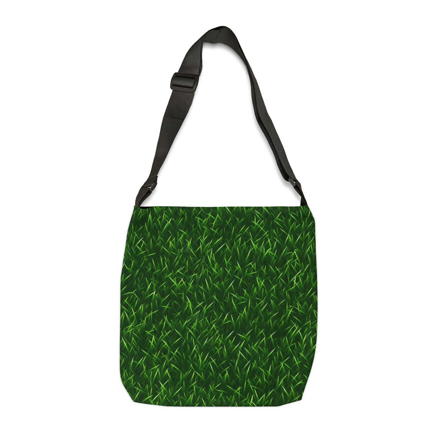 Touch Grass Indoor Style Outdoor Green Artificial Grass Turf - Adjustable Tote Bag (AOP)