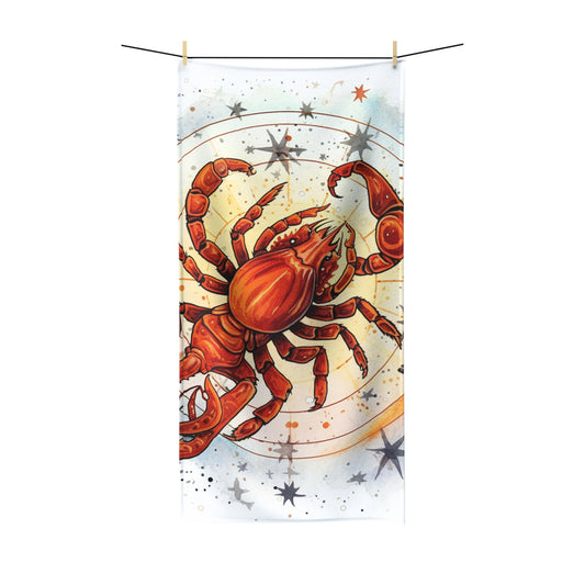 Prickly Scorpio Astrology - Sharp Zodiac Scorpion Celestial Horoscope - Polycotton Towel