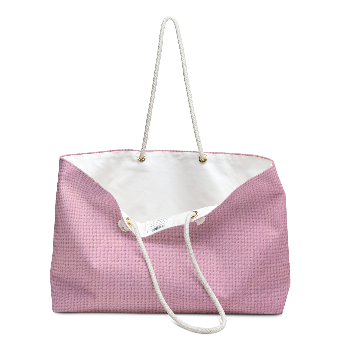 Blushing Garment Dye Pink: Denim-Inspired, Soft-Toned Fabric - Weekender Bag