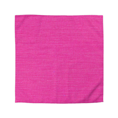 Hot Neon Pink Doll Like: Denim-Inspired, Bold & Bright Fabric - Microfiber Duvet Cover