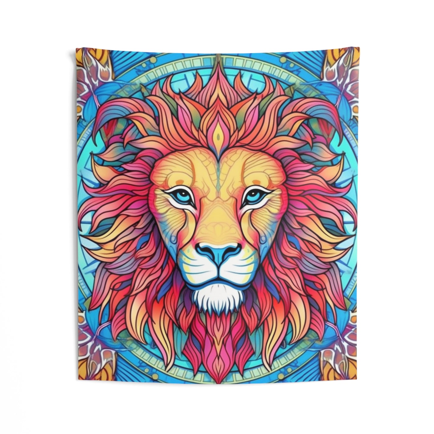 Astrological Leo - Cosmic Zodiac Constellation, Lion Symbol Art - Indoor Wall Tapestries