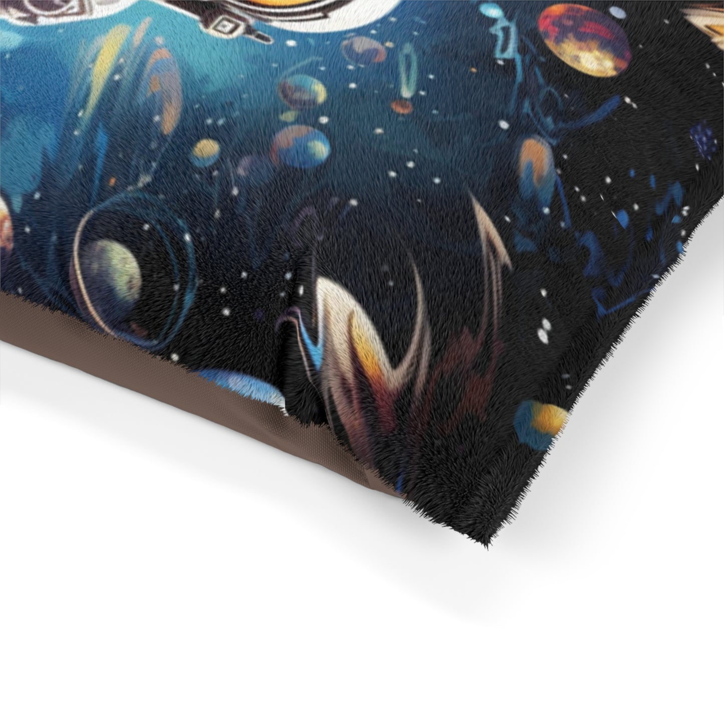 Galactic Voyage: Astronaut Journey in Celestial Star Cosmic Exploration - Dog & Pet Bed