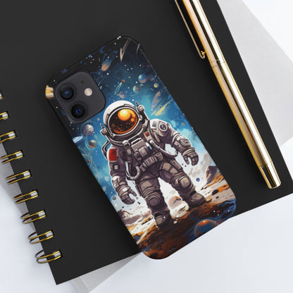 Galactic Voyage: Astronaut Journey in Celestial Star Cosmic Exploration - Tough Phone Cases