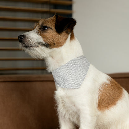 Chic White Denim-Style Fabric, Luxurious & Stylish Material - Dog & Pet Bandana Collar