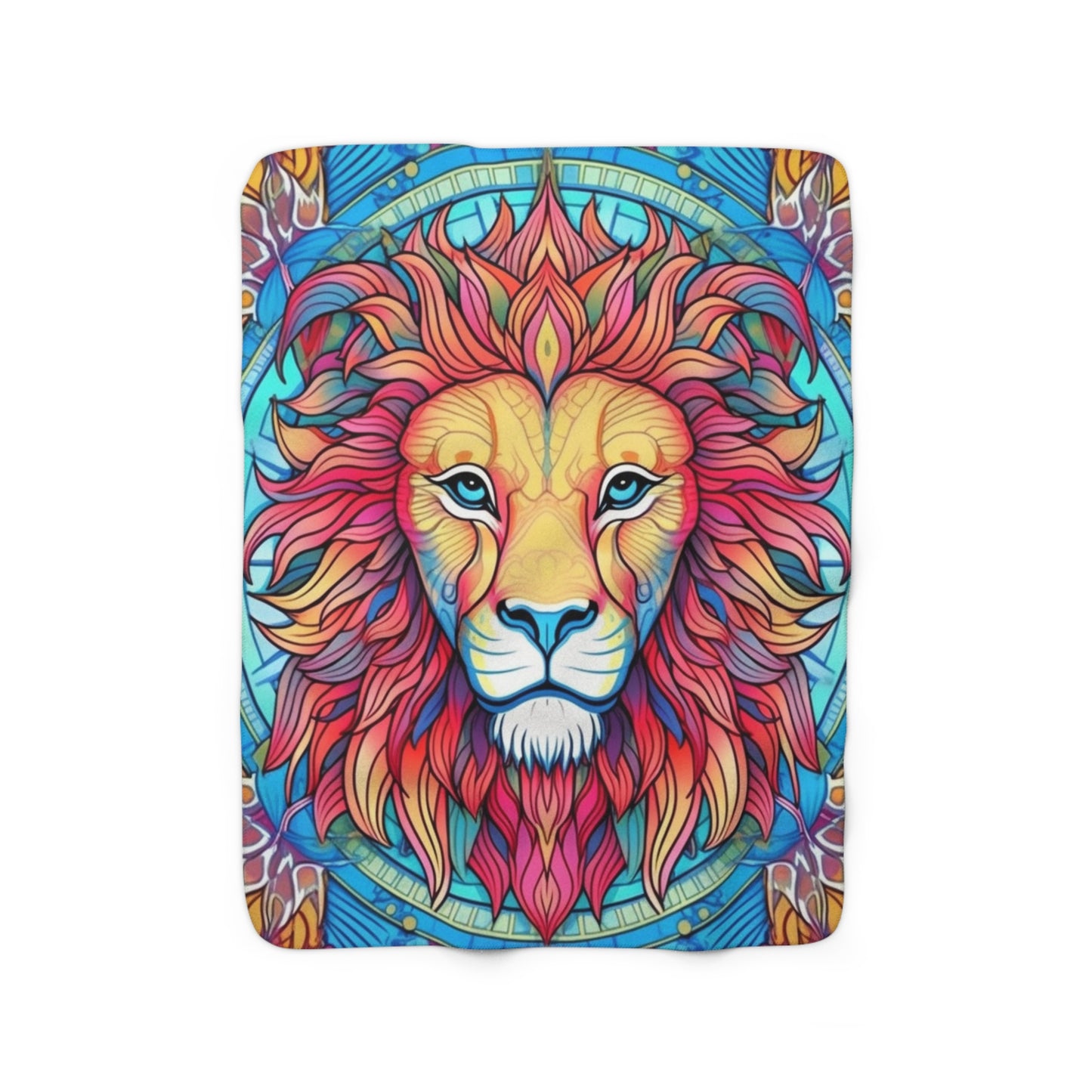 Astrological Leo - Cosmic Zodiac Constellation, Lion Symbol Art - Sherpa Fleece Blanket