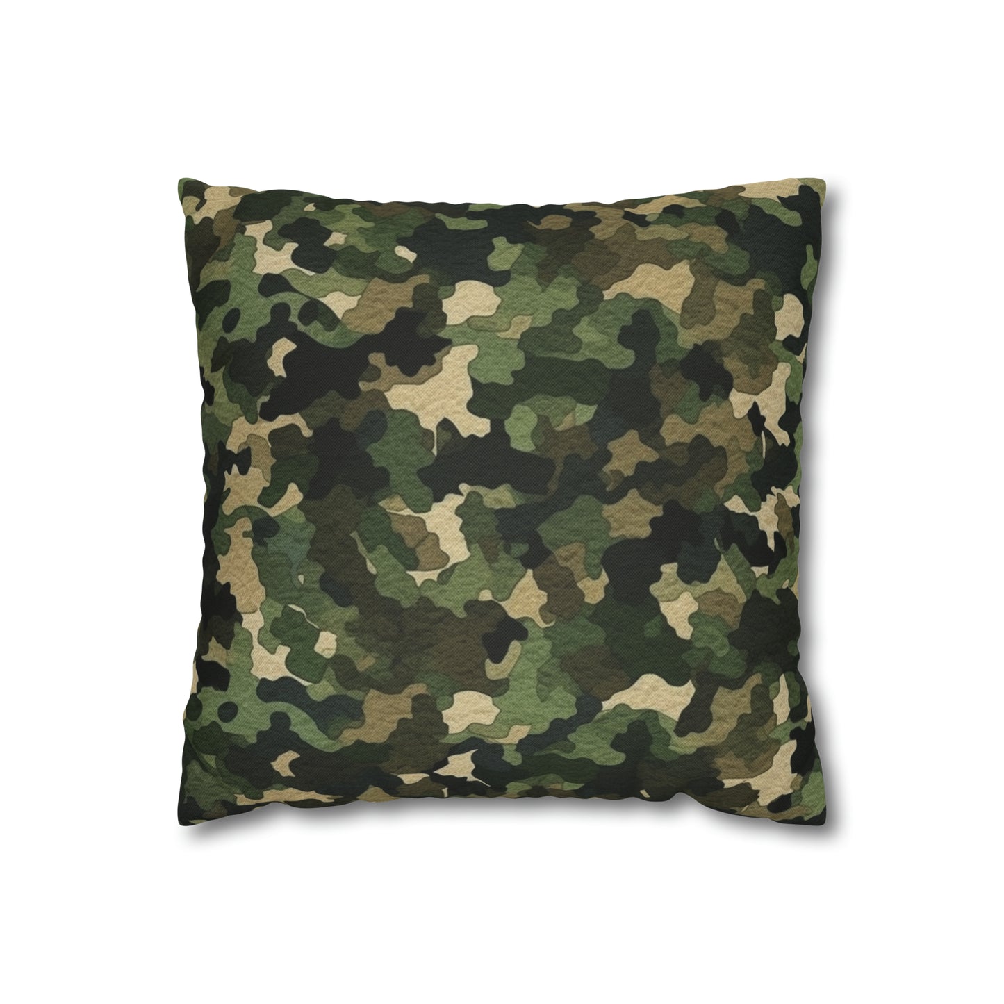 Classic Camo | Camouflage Wrap | Traditional Camo - Spun Polyester Square Pillow Case