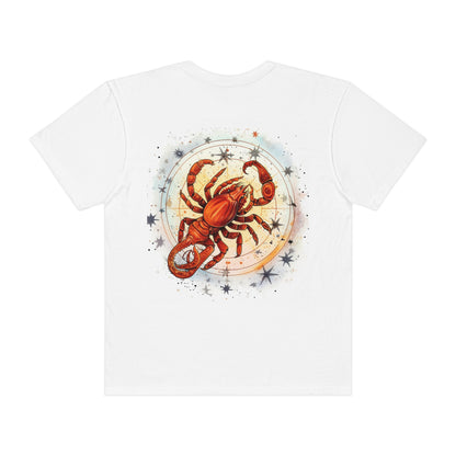 Prickly Scorpio Astrology - Sharp Zodiac Scorpion Celestial Horoscope - Unisex Garment-Dyed T-shirt