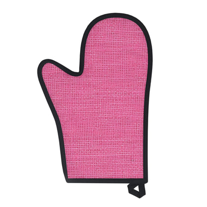 Doll-Like Pink Denim Designer Fabric Style - Oven Glove