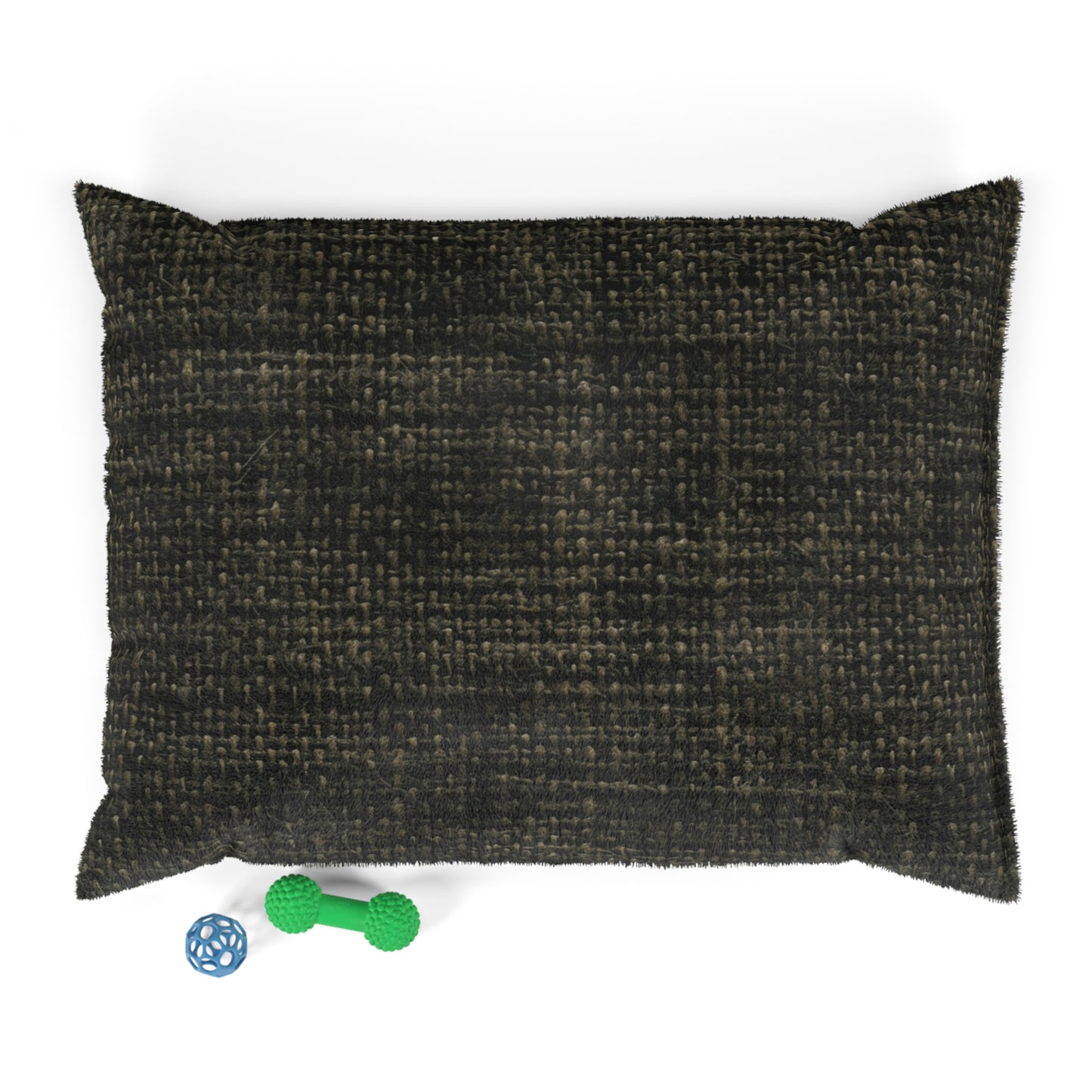 Sophisticated Seamless Texture - Black Denim-Inspired Fabric - Dog & Pet Bed