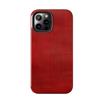 Juicy Red Berry Blast: Denim Fabric Inspired Design - Tough Phone Cases