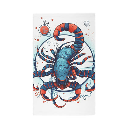 Cute Scorpio Zodiac Sign - Big Claws, Long Tail Cosmic Astrology Symbol - Dobby Rug