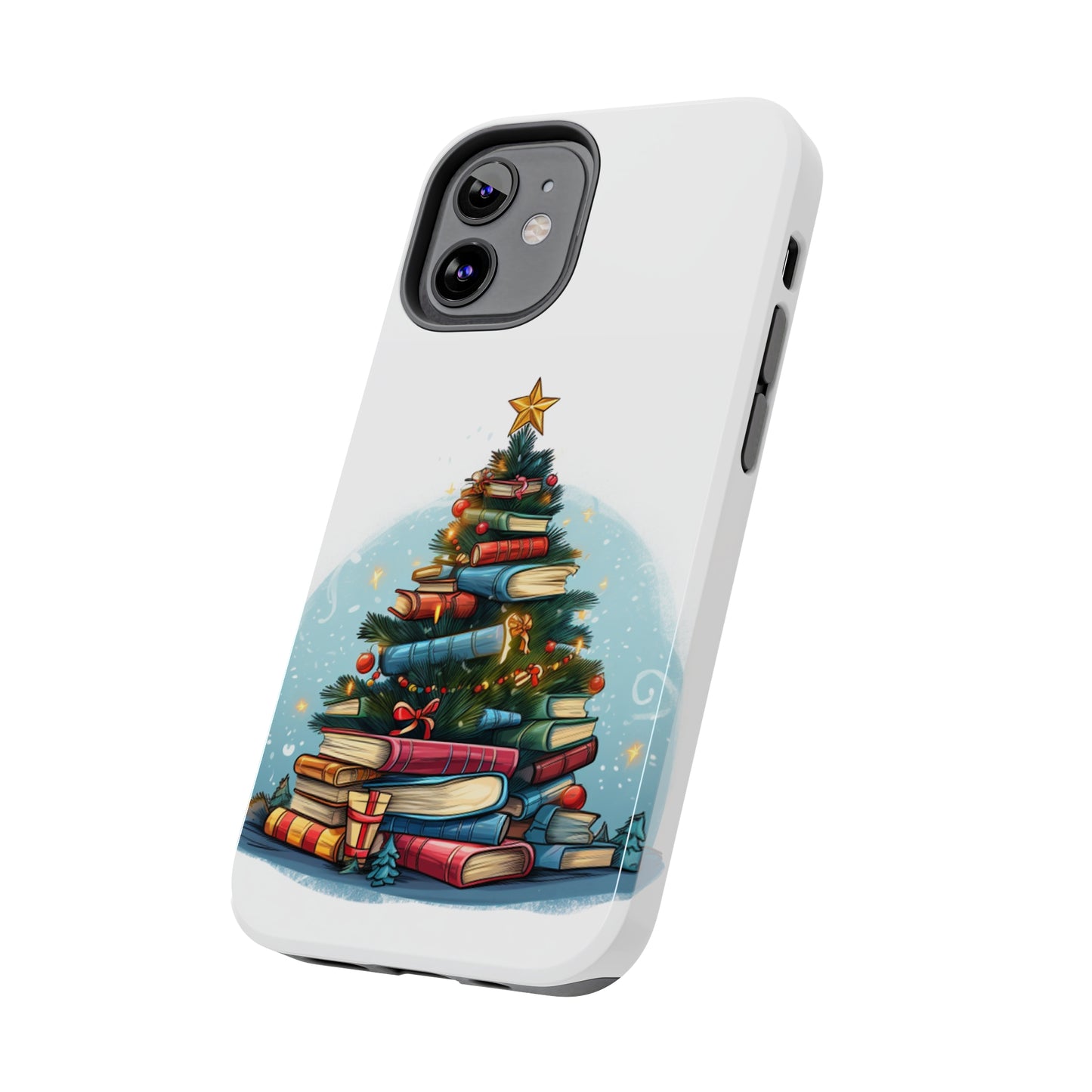 Book Lover Christmas Tree, Gift For Readers - Tough Phone Cases