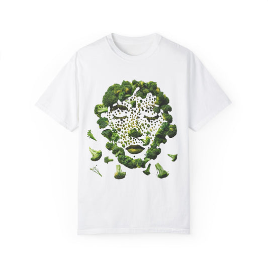 Broccoli Freckles, Unisex Garment-Dyed T-shirt