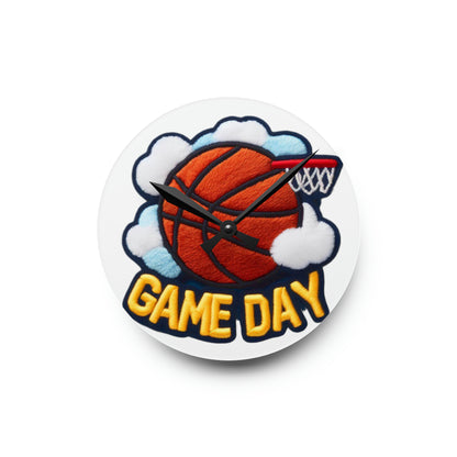 Basketball Game Day - Acrylic Wall Clock