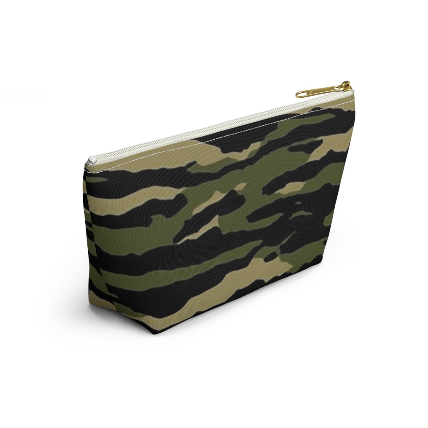 Tiger Stripe Camouflage: Military Style - Accessory Pouch w T-bottom