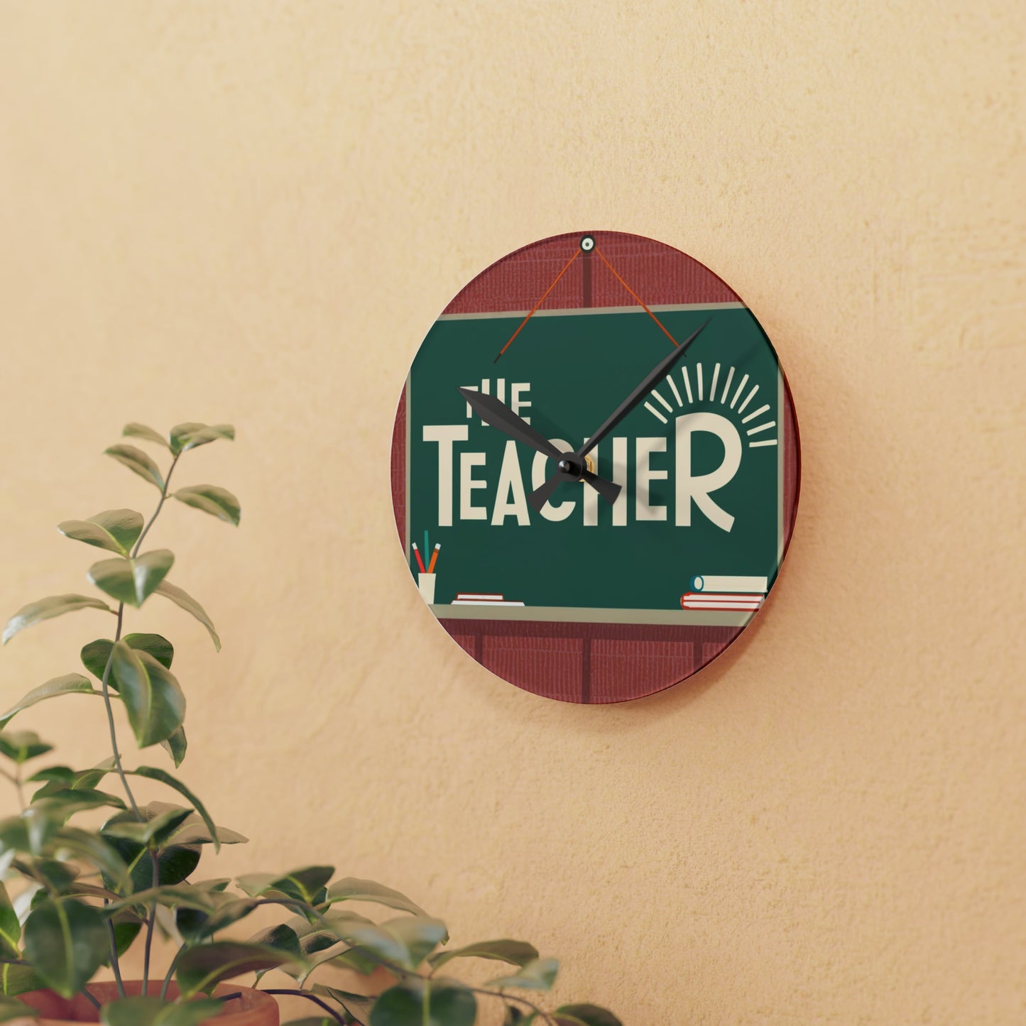 The Teacher - Acrylic Wall Clock