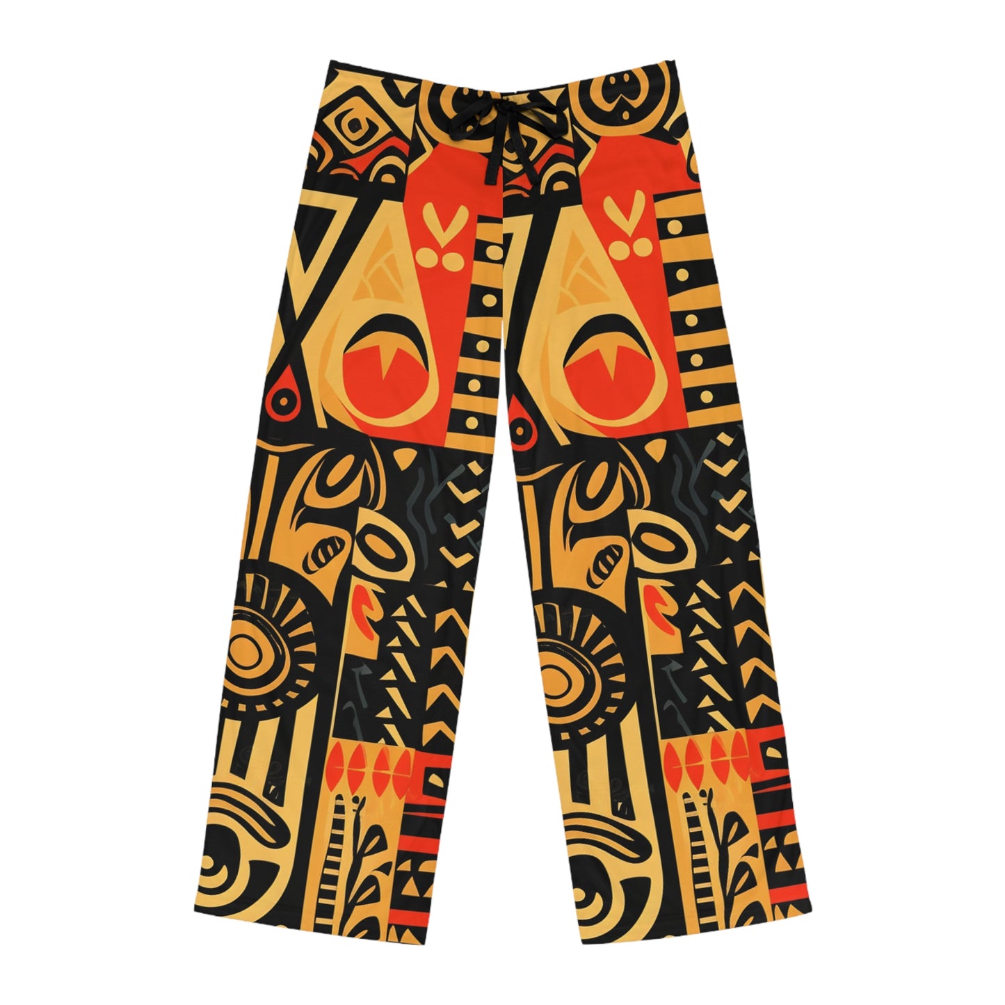 Símbolos abstractos inspirados en el arte tribal, patrimonio - Pantalones de pijama para hombre (AOP) 