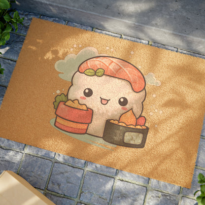 Anime Sushi - Japanese Cute kawaii - Otaku Gift - Door Coir Mat