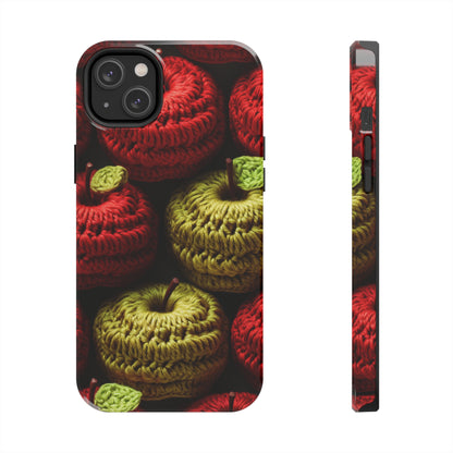 Crochet Apple Amigurumi - Big American Red Apples - Healthy Fruit Snack Design - Tough Phone Cases