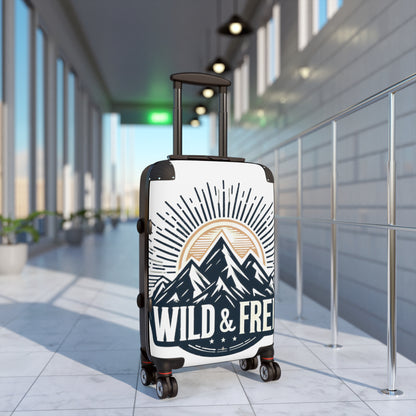 Wild and Free - Outdoor Adventure - Suitcase