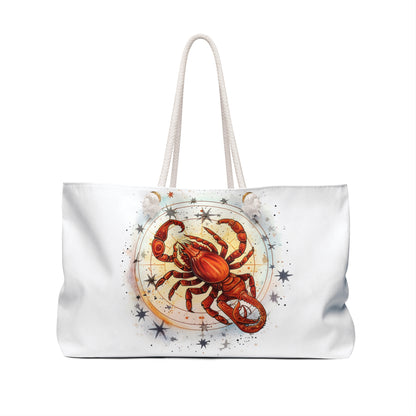 Prickly Scorpio Astrology - Sharp Zodiac Scorpion Celestial Horoscope - Weekender Bag