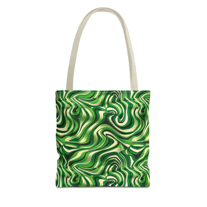 Disco Zebra Green - Tote Bag (AOP)