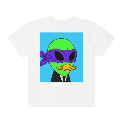 Alien Visitor 751Galactic - Unisex Garment-Dyed T-shirt