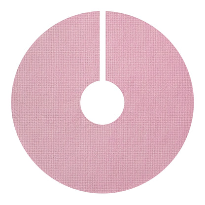 Blushing Garment Dye Pink: Denim-Inspired, Soft-Toned Fabric - Christmas Tree Skirts