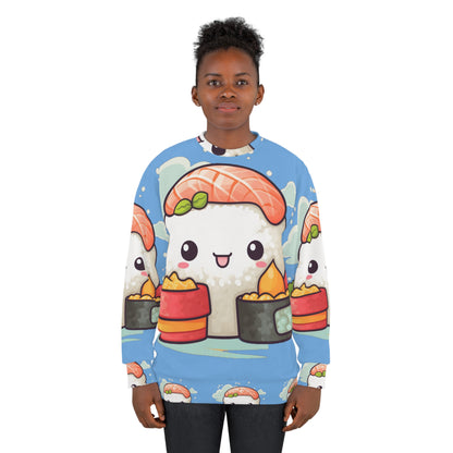 Anime Sushi - Japanese Cute kawaii - Otaku Gift - Unisex Sweatshirt (AOP)