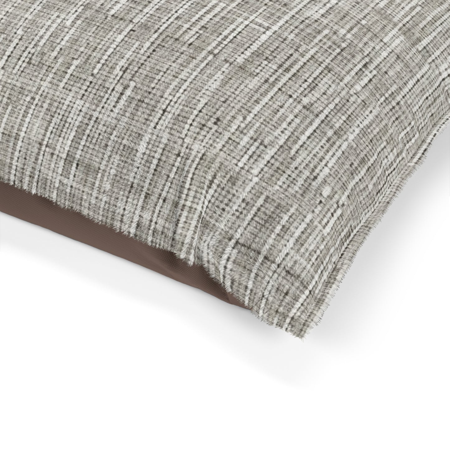 Silver Grey: Denim-Inspired, Contemporary Fabric Design - Dog & Pet Bed