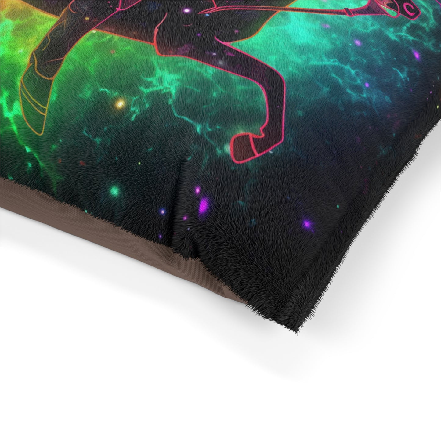 Colorful Sagittarius Zodiac Sign - Star Universe Theme - Pet Bed