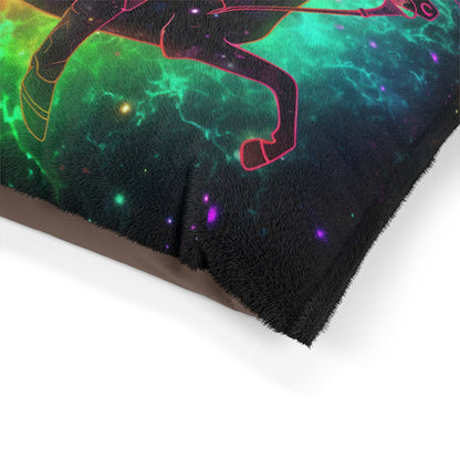 Colorful Sagittarius Zodiac Sign - Star Universe Theme - Pet Bed