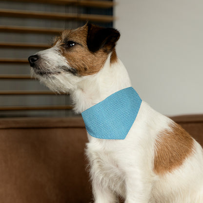 Bright Aqua Teal: Denim-Inspired Refreshing Blue Summer Fabric - Dog & Pet Bandana Collar