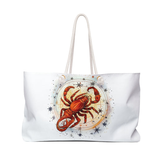 Prickly Scorpio Astrology - Sharp Zodiac Scorpion Celestial Horoscope - Weekender Bag